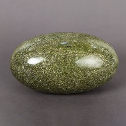 Exotic India Green Religious Serpentine Lingam Showpieces-image-48