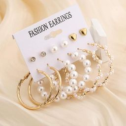 DressBerry Gold-Plated Hoop Earrings-image-63
