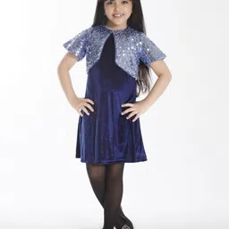 Ministitch Velvet A-Line Dress-picture-21