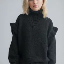StyleCast Women Turtle Neck Full Sleeves Pullover-picture-23