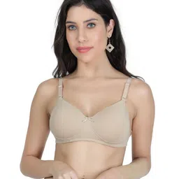 don't Shy Medium Coverage Lightly Padded Backless T-shirt Bra-image-1