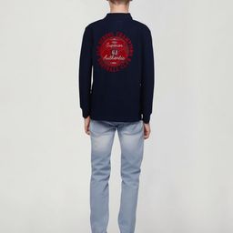 Gini and Jony Boys Graphic Printed Polo Collar Cotton T-shirt-image-25