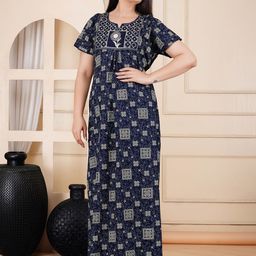 Serenita Printed Maxi Nightdress-image-88