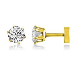 shobhram Unisex Gold Earrings-image-44