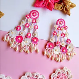 Tipsy Closet Handmade Beaded Bohemian Contemporary Drop Earrings for Women-17