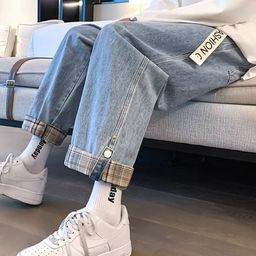 HERE&NOW Men Light Fade Cotton Jeans-picture-44