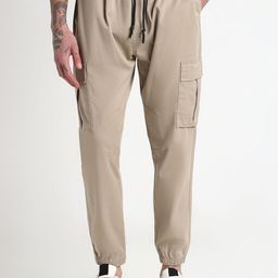 SHOWOFF Men Comfort Low-Rise Joggers Trousers-image-105