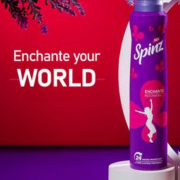 Spinz Set Of 2 Enchante & Exotic Perfumed Deodorant- 200ml Each image 3