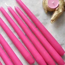 atorakushon Pink 8 pieces Pillar Candle-image-95