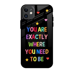 QRIOH Typography Printed iPhone 11 Back Case Mobile Accessories-23