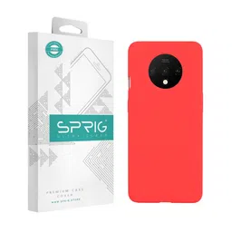 SPRIG Shock Proof Oneplus 7T Liquid Silicone Back Case-28