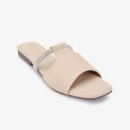 DressBerry Women Embellished Open Toe Flats-16