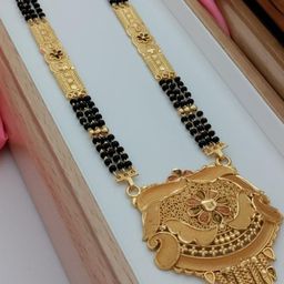 niva fashion Gold-Plated Brass Mangalsutra-image-88