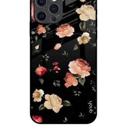 QRIOH Floral Printed iPhone 12 Pro Back Case Mobile Accessories-picture-33
