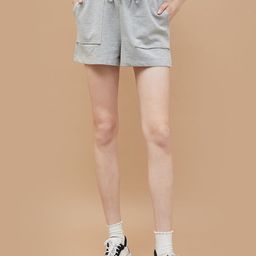 Kappa Women Regular Fit Mid-Rise Cotton Shorts-image-96