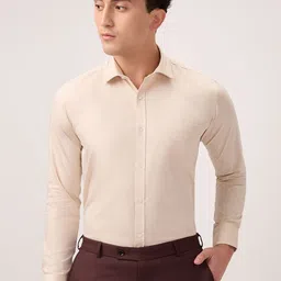 Park Avenue Men Slim Fit Cutaway Collar Casual Shirt-picture-49