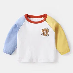 LULU & SKY Girls V-Neck Drop-Shoulder Sleeves Pockets T-shirt-image-59