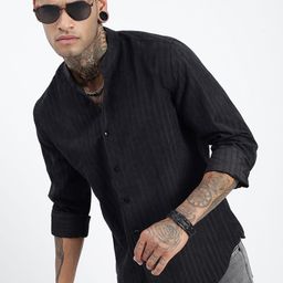 SHOWOFF Men Standard Slim Fit Opaque Striped Casual Shirt-image-94