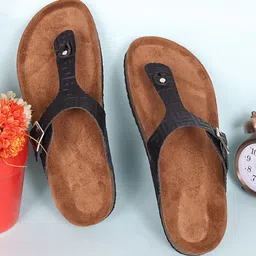 MOZAFIA Women Core with Buckles Flats-10