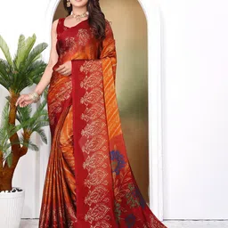SUPERLAXMI Pure Chiffon Saree-image-24