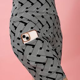 POOJARAN SAREE Women Abstract Printed High-Rise Training or Gym Sports Shorts-image-118