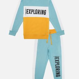 Bodycare Boys Colourblocked Long Sleeves Sweatshirt With Joggers-picture-46