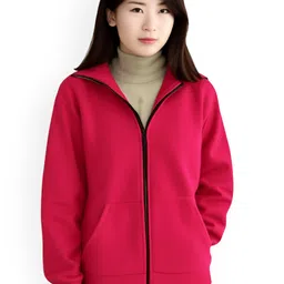 Mast & Harbour Women Hooded Solid Tailored Jacket-picture-15