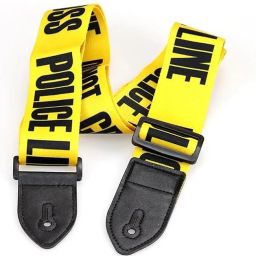 Adjustable Guitar Strap with PU Leather Ends for Acoustic Electric Guitars Nylon, Polyester Strap-image-31