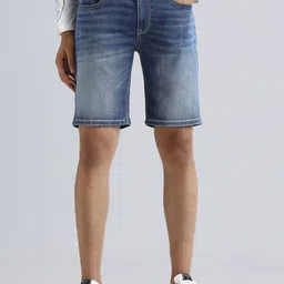 Pepe Jeans Men Washed Denim Shorts-picture-16