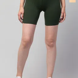 Attire Zone Women Pack Of 2 Skinny Fit Sports Shorts-picture-0