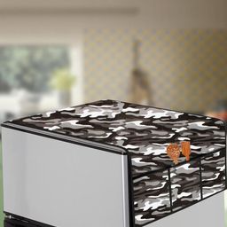 The Furnishing Tree Grey Plastic Refrigerator Cover-image-33