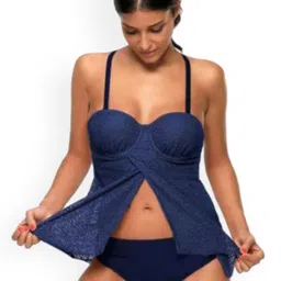 ANGEL CROSHET Lace Swim Tankini Set-image-25
