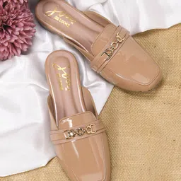 JM Looks Women Stylish Comfortable Platform Mules for Casual & Party Wear-34