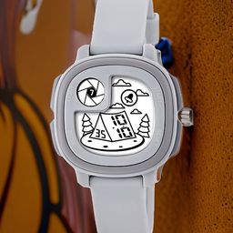 Otage Unisex Kids Patterned Dial & Straps Digital Multi Function Watch Kid-Home-Grey-1