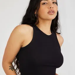 CORSICA Women Solid Cotton Crop Top-image-20
