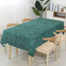 Tesmare Teal Anti-Slip 4-Seater Table Cover-19