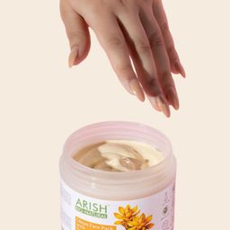ARISH BIO-NATURAL Ubtan Face Pack With Turmeric & Curd For Anti-Ageing - 75 ml image 3