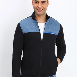 Allen Solly Men Colourblocked Sweatshirt-image-90