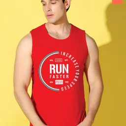 WOOSTRO 2-Pcs Printed Odour-Free Cotton Innerwear Vests VWS26(RUN RED)(ALONE ORANGE)-image-19