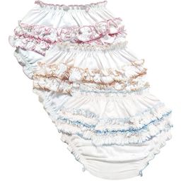 Fancy Walas Infant Girls Pack Of 3 Cotton Basic Briefs FW330_White_S_PK03.-30