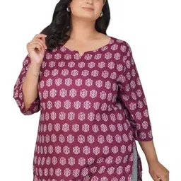 30 Looks Geometric Printed Pure Cotton Kurti-picture-35