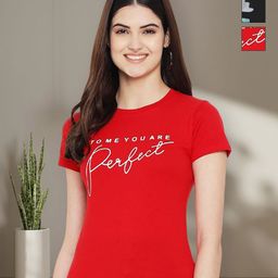 Tromko Women Typography 3 Printed Applique T-shirt-image-101