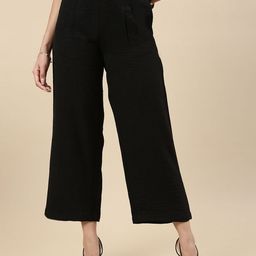 De Moza Women Wide Leg Palazzos-image-83
