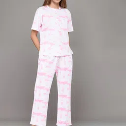 Lugo Printed Round Neck T-Shirt With Trouser-picture-41