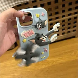 CASE CREATION Cartoon Characters Printed iPhone 14 Pro Bumper Case Mobile Accessories image 3