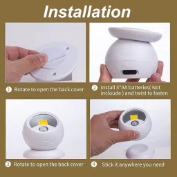 WAKTORO COB Sensor Light – Motion Sensor LED Night Light, Automatic Induction Table Lamp Smart Sensor Light image 2