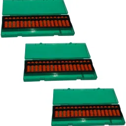 17 ROD ORANGE ABACUS KIT WITH BOX SET OF 3-12