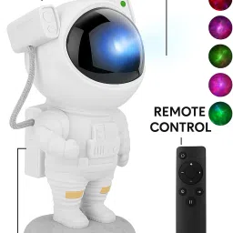 colniz Astronaut Galaxy Projector Night Lamp with Remote| 7 LED Nebula Effects Night Lamp image 3