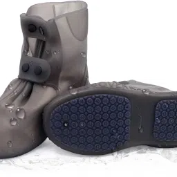 TPE Sole Wear-resistant and Reusable Shoes Cover for Rainy Silicone GREY Boots Shoe Cover, Flat Shoe Cover-image-41