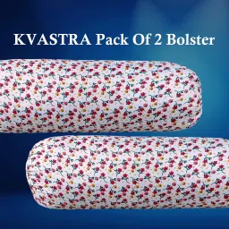 Best Quality For Hotel ,Home and Office use Cotton Stripes Bolster Pack of 2-34